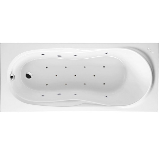 Ванна гидромассажная Excellent Sekwana "RELAX" WAEX.SEK17.RELAX.CR 170x75 (хром, белый), каркас, слив-перелив